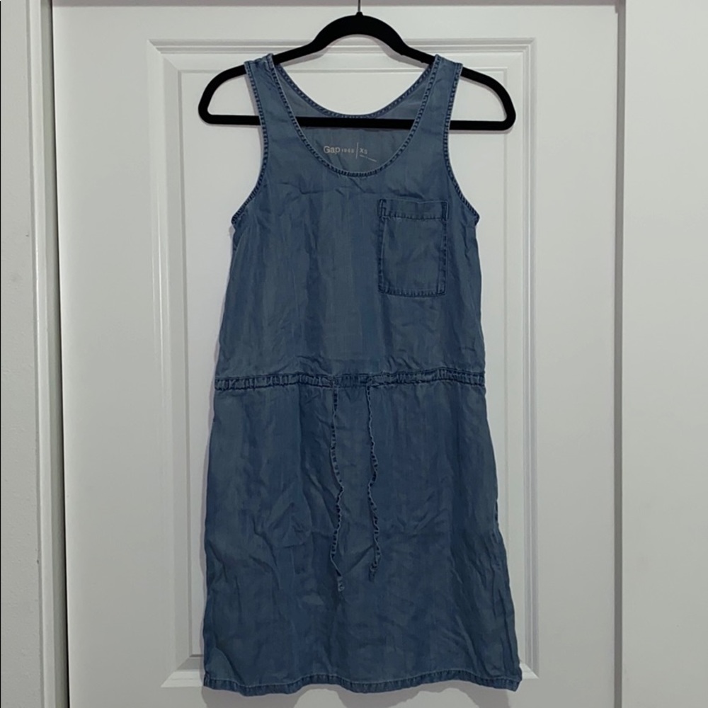 Gap denim tank dress